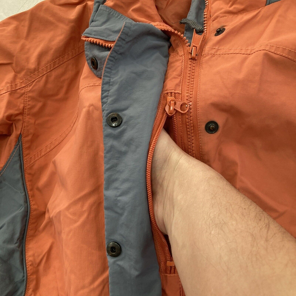 Vintage Columbia Sportswear Windbreaker Jacket Women’s Large Bugaboo Coat Orange - Picture 14 of 16
